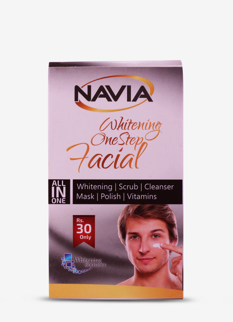 Navia Whitening one step facial For Men